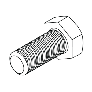 Skruv DIN 933 M6x30 A2