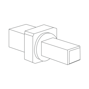 Adapter, invändig snäckväxel