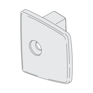 Ändskydd DA30, frontprofil