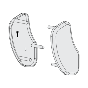 Ändskydd FA48, frontprofil