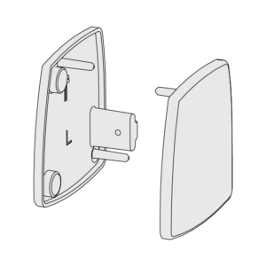 Ändskydd FA40/FA50, frontprofil