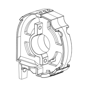 Gavelbeslag, seriekoppling i kassett