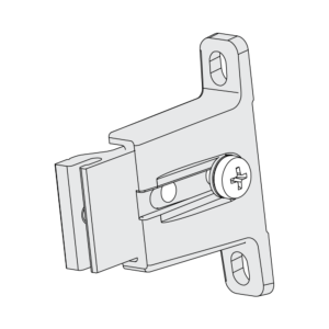 Avståndshållare  60 - 80 mm, styrskena