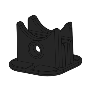 Ändskydd VS72/MT74, styrskena