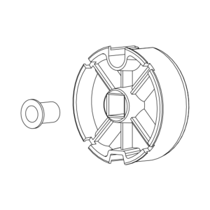 Rörbussning Ø 78 mm, Ø 10 mm