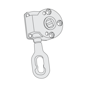 Snäckväxel 20 Nm, 35 mm