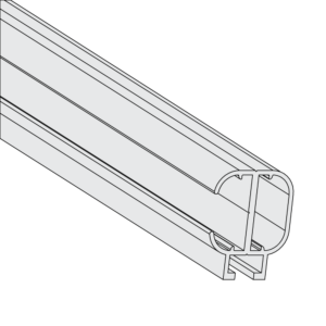 Styrskena enkel VS72/MT74