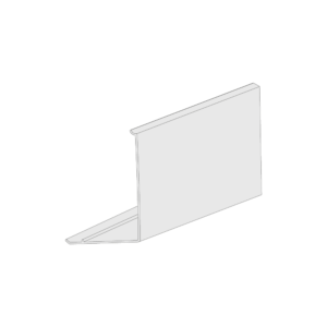 Kassettprofil front Fyrkant